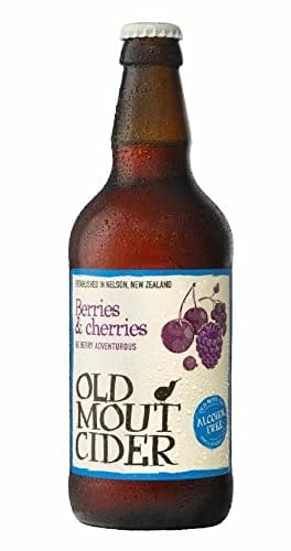Old Mout Berries & Cherries 0% Alcohol-Free Cider 12 x 500ml Bottles