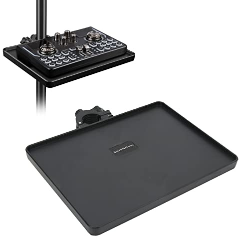 Mikrofonständer-Tablett, Soundkarten-Tablett, ABS, Multifunktionaler Live-Übertragungshalter, Handy-Stativ-Zubehör für Bühnenkontrollraum, Mikrofon-Zubehör, Mikrofon-Tischständer