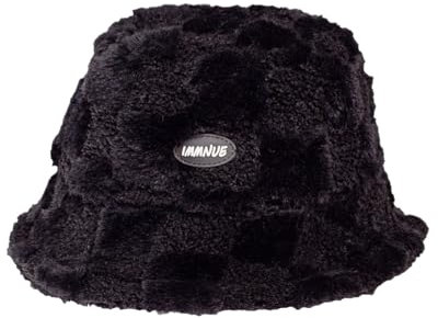 RICEEL Wintermütze Damen Mädchen Fischerhut Kunstpelz Bucket Hut Faltbare Winddichte Eimer Hut Damenmütze Winter Warme Mütze für Outdoor Alltag Freizeit