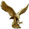 ANYBOY Harz Adler Statue Dekoration Steinadler Skulptur Modern Home Office Dekoration Desktop Dekoration，Glücksadler/Adlerstatue (Gold)