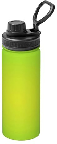 YsoLda Insulated Kettle,18oz Insulated Kettle Stainless Steel Water Bottles Insulated Cup,Lime Green