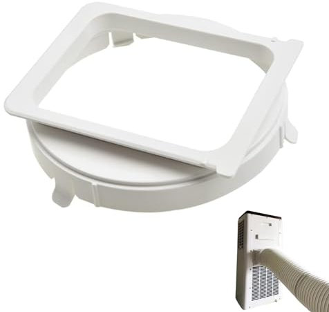 BEAHING Portable Air Conditioner Exhaust Hose Adapter 5.91x5.91inch Replacement Air-conditioning Duct Tube Pipe Connector Fitting Interface, Square, Exhaust Hose Connector