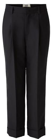Oui Damen Hose Lyocellmischung relaxed fit Uni Festlich, Business, Freizeit Mischgewebe