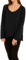 MBN Women Round Neck Long Sleeve High Low Oversized Baggy Basic T Shirt Tees Black Plus Size (UK 24/26)