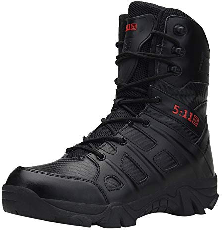 BGFIPAJG Black Friday 2024 Offerte Stivali Cross Uomo Stivali Antinfortunistici Impermeabili Stivali Tacco Largo Scarpe Uomo Stivaletto Impermeabile Stivali In Pelle Da Moto Uomo