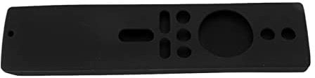 Mi Box S 4K TV-Stick-Fernbedienung Silikonhülle – Kompatibel mit TV-Fernbedienung, rutschfeste, Leichte und Langlebige Hülle für Verbesserte Ionen (Black)