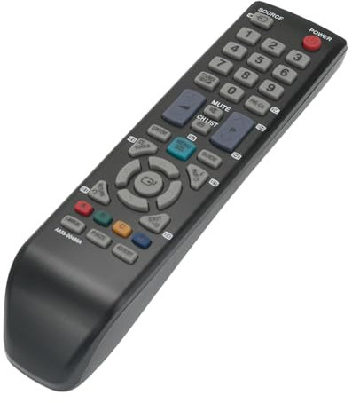 AA59-00496A Télécommande remplacée -VINABTY-fit pour Samsung LED LCD TV Télécommande de Moniteur AA59-00496A UE22D5003 UE-26D400 LE-40D504 UE-19D400 T22A300 T27A300 LE-32D400 LE-32D403