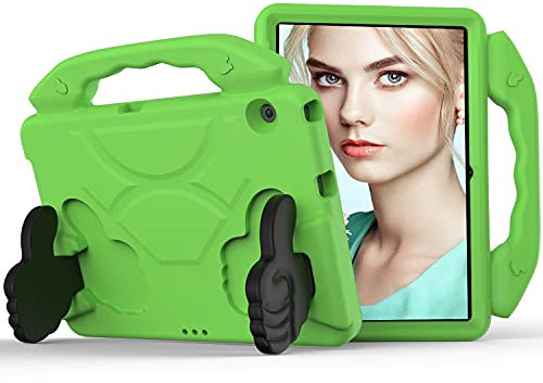 Fundas para tabletas Compatible with Huawei MediaPad T5 10 Tablet Funda Compatible with niños a prueba de golpes ligeros EVA Cubierta protectora de la manija protectora a prueba de impermeable Fundas