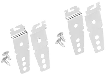 SHINEOFI 4piezas Rejilla Para Lavavajillas De Montaje Bajo Encimera Soportes Laterales De Metal Accesorios De Repuesto Para Lavavajillas Maquina