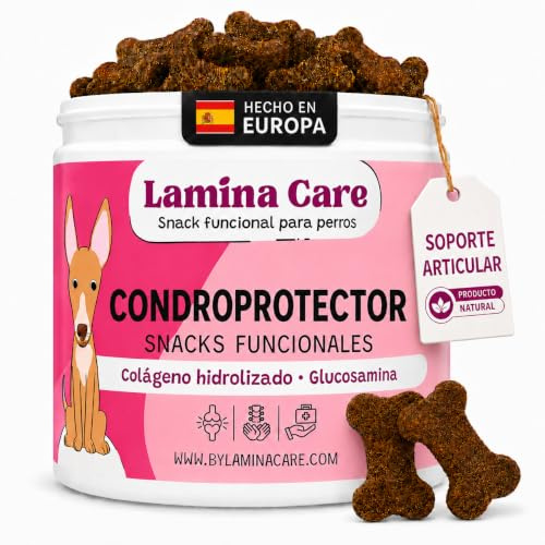 Lamina Care Gelenk-Snacks Hund - Grünlippmuschel, Glucosamin, Kollagen, MSM und Hyaluronsäure - Bei Arthrose, für Gelenke, Knorpel und Beweglichkeit - 90 Stück