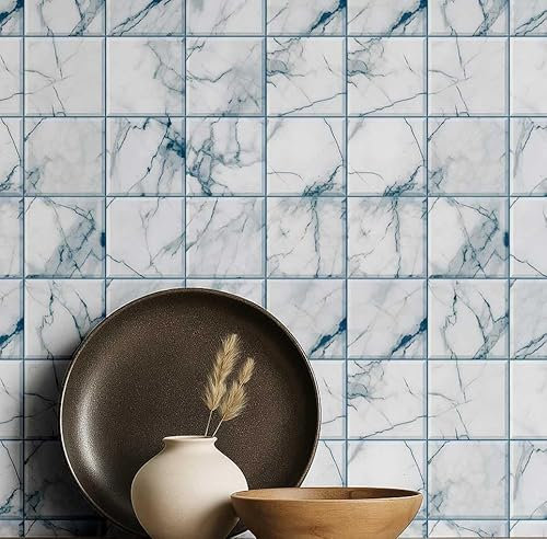 S4Sassy Carta da parati in vinile con motivo Art Déco, 63,5 x 609,6 cm, autoadesiva, effetto carta da parati con accenti glamour, per soggiorno, ingresso, sala polvere