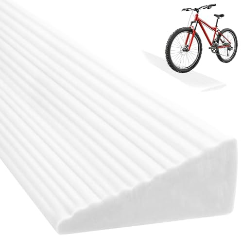 PVC Door Threshold Ramp 500kg for Robot Vacuum Wheelchair Non-Slip, Weatherproof Indoor/Outdoor Doorway Ramp, Self-Adhesive Kerb Ramp for Mobility Scooter Pushchair - Cuttable