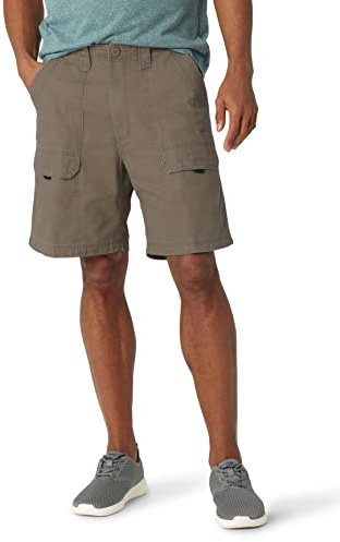 Wrangler Men's Big-Tall Authentics Utility Short, Earth Green, 46