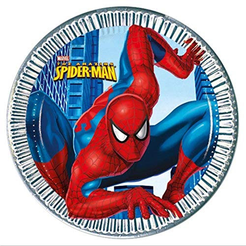 Marvel Spiderman Pappteller 23cm - 8 St�ck GLOBOS 812247