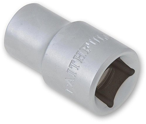 Faithfull SOC1217 17mm Hexagon Socket Chrome Vanadium 1/2-inch Drive