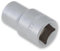 Faithfull SOC1217 17mm Hexagon Socket Chrome Vanadium 1/2-inch Drive