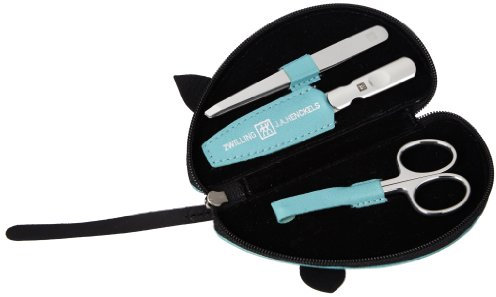 Zwilling x Kinder Maniküre Set 3-teilig, Ziegenleder, Silber, 4