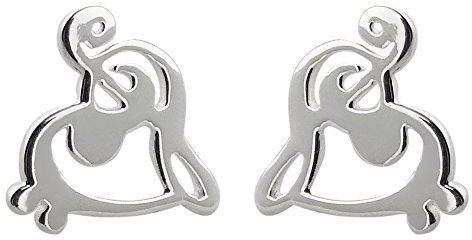 Ohrringe Violinschlüssel Sterlingsilber (925) Design Notenschlüssel