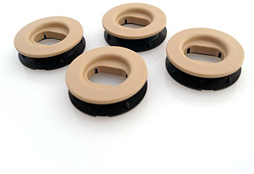 Oval Fußmatten Befestigung Halter (Beige) Drehknebel Drehverschluss Clip Öse