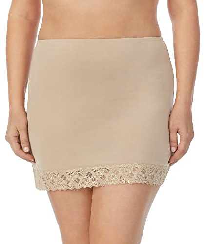 Jones New York womens Silky Touch 16 Anti-cling Above Knee Half Slip, Nude, Small US