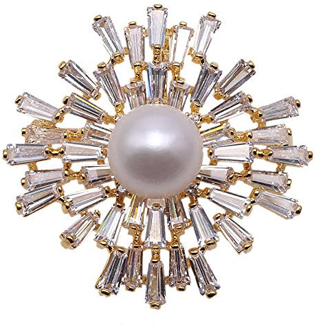 Jyx Blanc perle de culture de broche