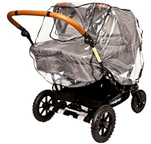 Altabebe AL1407 Regenhaube für alle Zwillingskinderwagen/Zwillingsbuggys, transparent