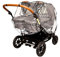 Altabebe AL1407 Regenhaube für alle Zwillingskinderwagen/Zwillingsbuggys, transparent