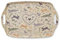 Cooksmart British Designed Small Serving Tray | Dinner Tray For Multiple Uses Around The Home | Trays For Food Serving Or Drinks Serving (Woodland - L)