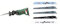 Bosch PSA 700 E Sabre Saw with F016800307 Keo Replacement Blades - Pack of 5