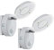 Trango 2er Pack 2636-026 LED Sensor Nachtlicht *NITE* in Weiß mit Automatikfunktion direkt 230V mit Bewegungssensor I Sicherheitslicht I Steckdose Lampe I Wandlampe I Orientierungslicht I Nachtlampe