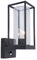LUTEC Außenwandleuchte Flair mit Bewegunsmelder,moderne Wandlampe aus Metall/Glas in Mattschwarz,1 flammige Außenlampe, eckige Wandleuchte mit E27-Fassung max. 60 Watt, Außenleuchte mit Lichteffekt