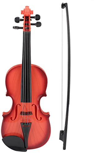 Giocattolo per Violino per Bambini Giocattolo per Violino Acustico per Bambini simulato Corda Regolabile per Principianti Musicista Sviluppa la Pratica dello Strumento