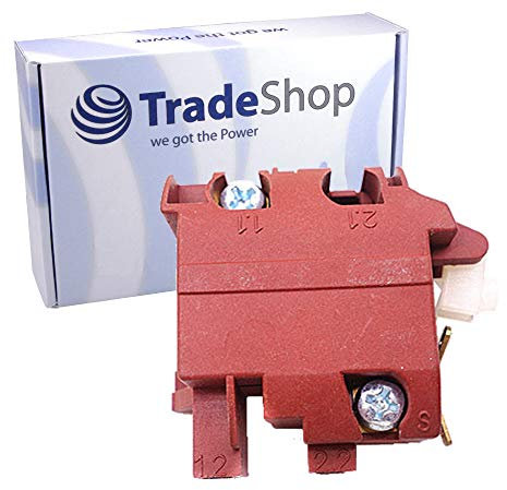 Trade-Shop Ersatz Schalter/Schaltereinheit für viele Bosch Winkelschleifer Geradschleifer wie PWS 6-115 PWS 7-125 GWS 8-125 ersetzt 1607200086