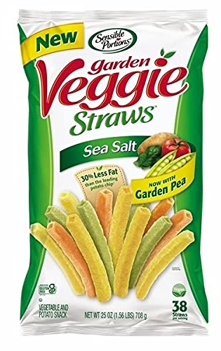Sensible Portions Sea Salt Garden Veggie Straws (25 Ounce)
