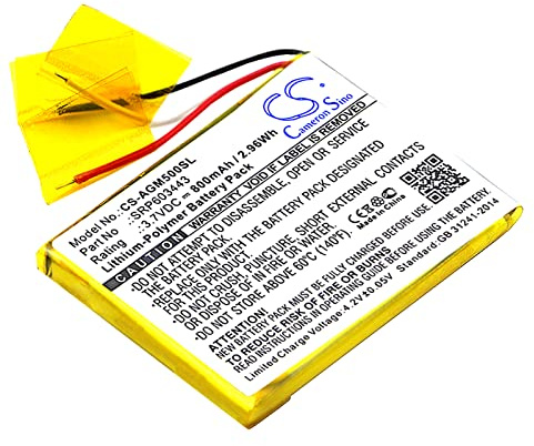 TCTK Akku 800mAh Kompatibel mit [Astro] A50 Ersetzt SRP603443