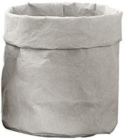 JBIVWW Waschbar Kraft Papier Blumentopf Desktop Blume Wiederverwendbare Multifunktions Lagerung Tasche Topf Behälter Blumentopf Sukkulenten Pflanzer Topf (Color : Gray, Size : 10x10cm)
