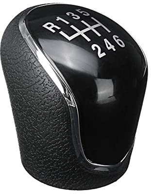 Schaltknauf 6 Geschwindigkeitsgetriebe Umschaltknopfauto Auto Manual Shifter Hebel Stick Kopf Handball Fit Verwendung for Hyundai IX35 2012-2016 SchaltknäUfe (Color Name : BLACK)