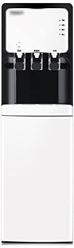 MNSRRN Home Office Vertical Water Dispenser, Intelligent Cooling Heat Dual Purpose Bottom Loading, Child Safety Lock Vertical Water Dispenser