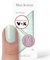 Miss Sophie Nagelfolie - Minty - Einfarbig, Grün, Nail Wraps - 24 ultra-dünne selbstklebende langanhaltende Nagelfolien