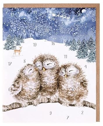 Wrendale Designs Adventskalender-Karte Three Wise Men