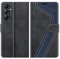 MOBESV Hülle für Samsung Galaxy A14 Handyhülle, Lederhülle mit Kartenfach, Klapphülle mit Ständer, Flip Case Handytasche Schutzhülle, Modisch Schwarz