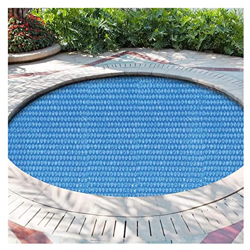 Couvertures solaires pour piscines enterrées, piscines extérieures à Bulles Rondes Bleues, couvertures Anti-poussière pour Piscine Hors Sol/Gonflable, 1 m 2 m 3 m 4 m 5 m 6 m 7 m 8