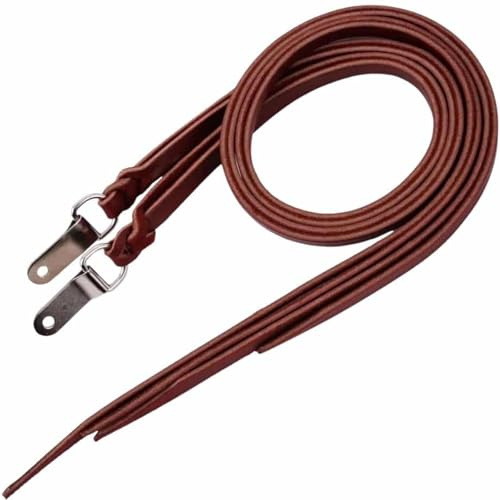 Reinsman Circle Y Replacement Clip & Strings 2-Pack | Durable Latigo Leather Saddle Strings with Stainless Steel Clips | Reliable Western Tack Replacement Set for Western Saddles & Equestrian Gear
