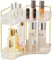 MOACC Make Up Kosmetik Organizer, Skincare Beauty Organizer, Schmink Kosmetikbox Aufbewahrungbox aus Kunststoff für Dresser Schlafzimmer Badezimmer, Klar