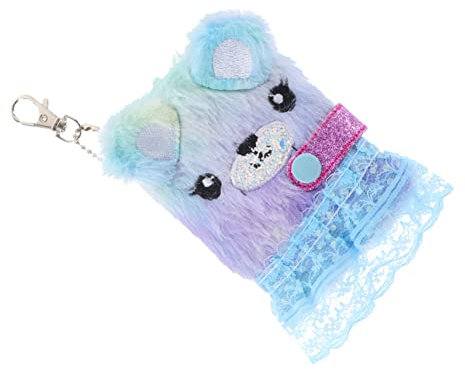 ABOOFAN Plüsch Notizbuch Mädchen Cartoon Tier Design Weiches Tagebuch Zum Schreiben Und Zeichnen Tragbares Notizheft Für Schule Büro Reisen Flauschiges Skizzenbuch Mit Zauberhaftem Katzens