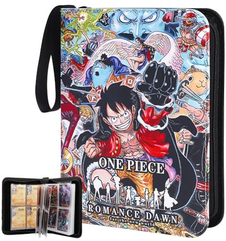 IOSCDH Anime Karten Sammelalbum 400 Karten Sammelkarten Album,Karten Tragetasche,Sammlung von Sammelkartenspielen,Sammelkartenhalter mit 50 Hüllen für Kinder und Mädchen