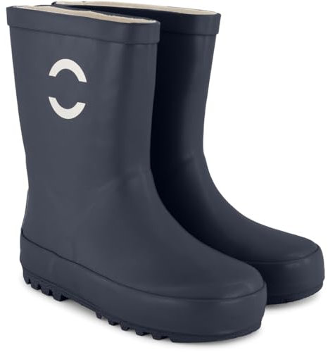 Mikk-line Stivali di Gomma per Bambini Blu 34 | Stivali da Pioggia per Bambini | Stivali di Gomma Leggeri | Stivali Impermeabili | Scarpe da Pioggia & Stivaletti per Bambini