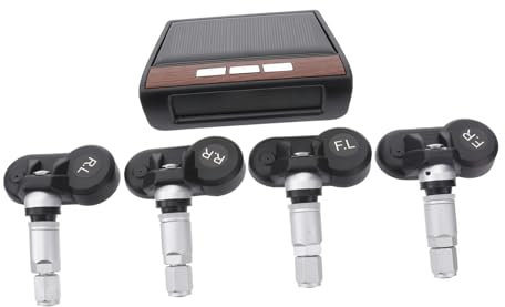 SHERCHPRY Reifendrucküberwachung solar طاقه شمسيه reifendrucksensor tyre pressure sensor Reifendruck-Alarm Autoreifen-Drucküberwachung Wagen Reifendruck-Kontrollsystem Monitor Detektor Abs