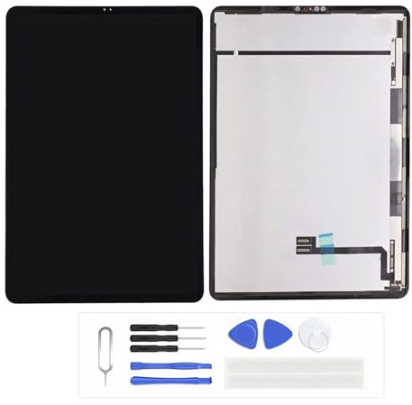 Generisch LCD Display für ipad pro 12.9 3rd 2018 A1876 A1983 A2014 A1895 Ersatz Display LCD Touchscreen Digitizer Bildschirm Glas (Schwarz)