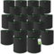 TTL Garden 20x 1L Pflanzsack aus Vlies Stoff - Stofftopf 20er Set 1 Liter Anzucht & Aufzucht Pflanztaschen 300 g/m² Filz & Vliesstoff - H12 x Ø10 cm Pflanzgefäß Pflanzbeutel Wachstumstasche